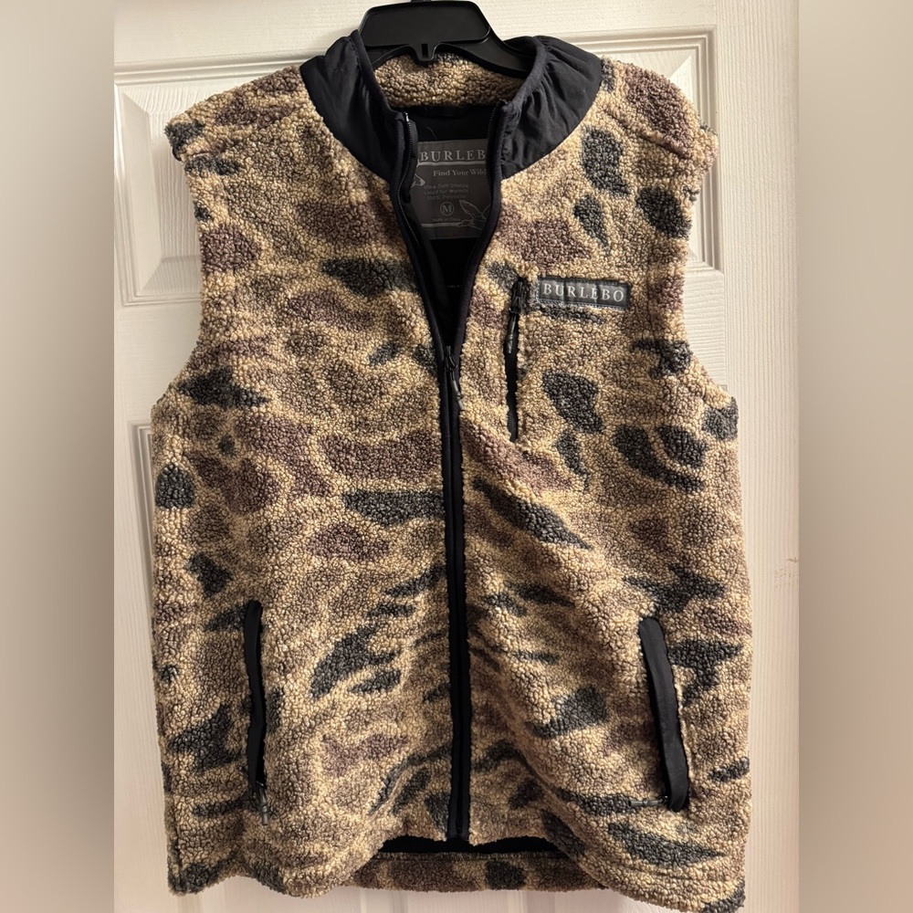 BURLEBO Sherpa Camo Vest